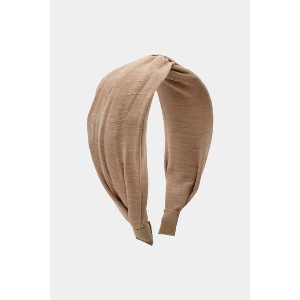 Voodoo Vixen - Extra Wide Fabric Covered Haarband - Beige